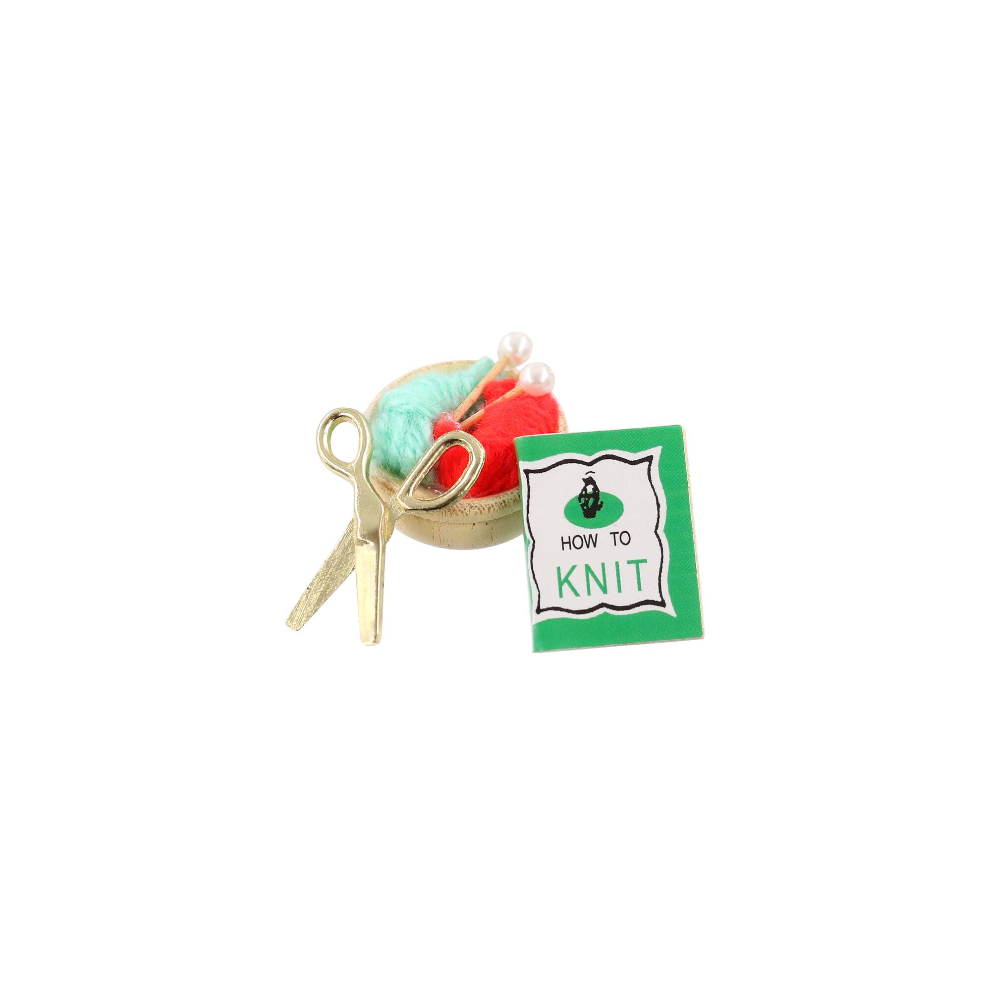 12 Pack: Miniature Knitting Set by Make Market®